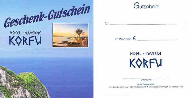 Geschenkgutschein